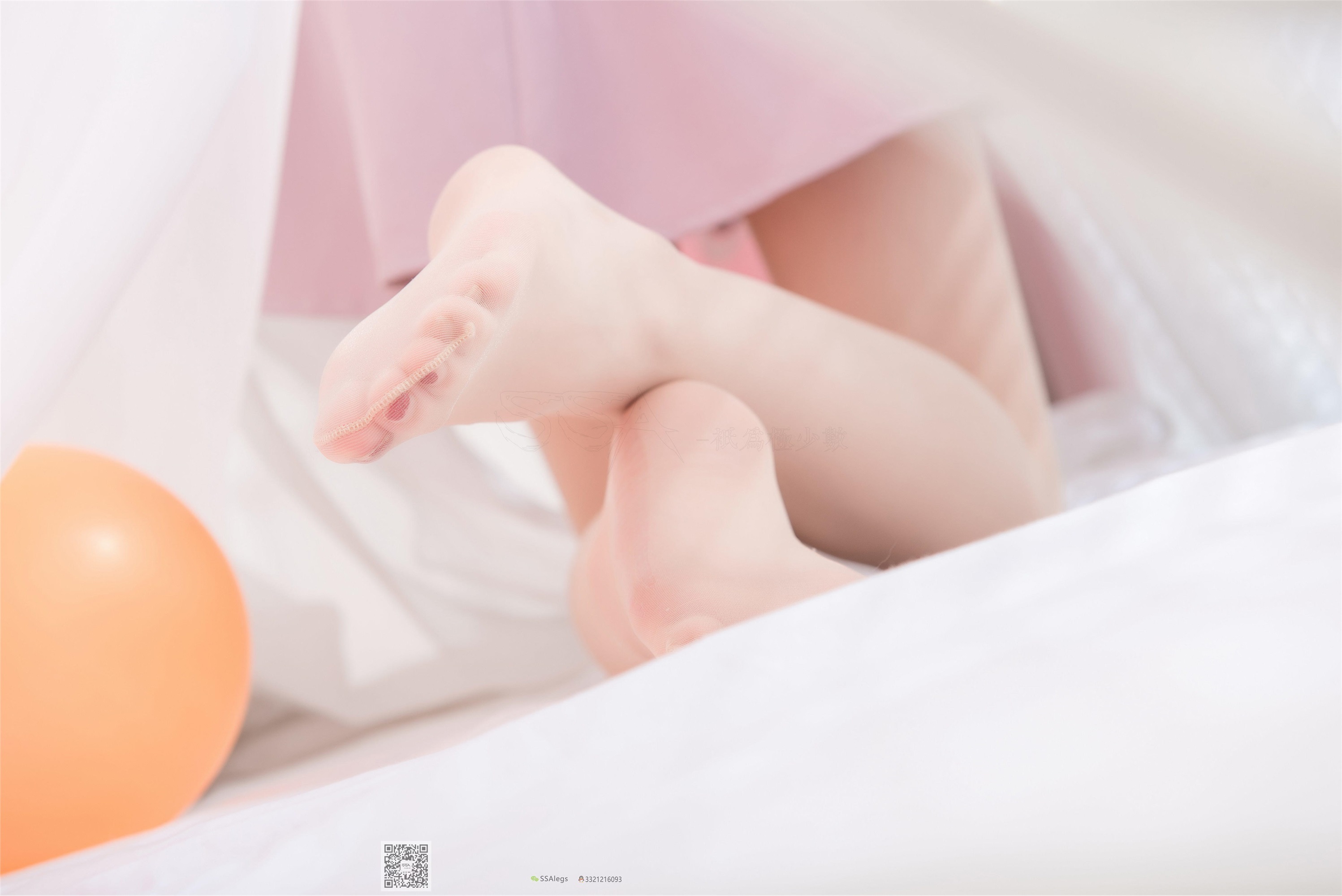 SSA丝社 NO.027 小琪琪肉色开档丝袜_清纯美女的诱惑